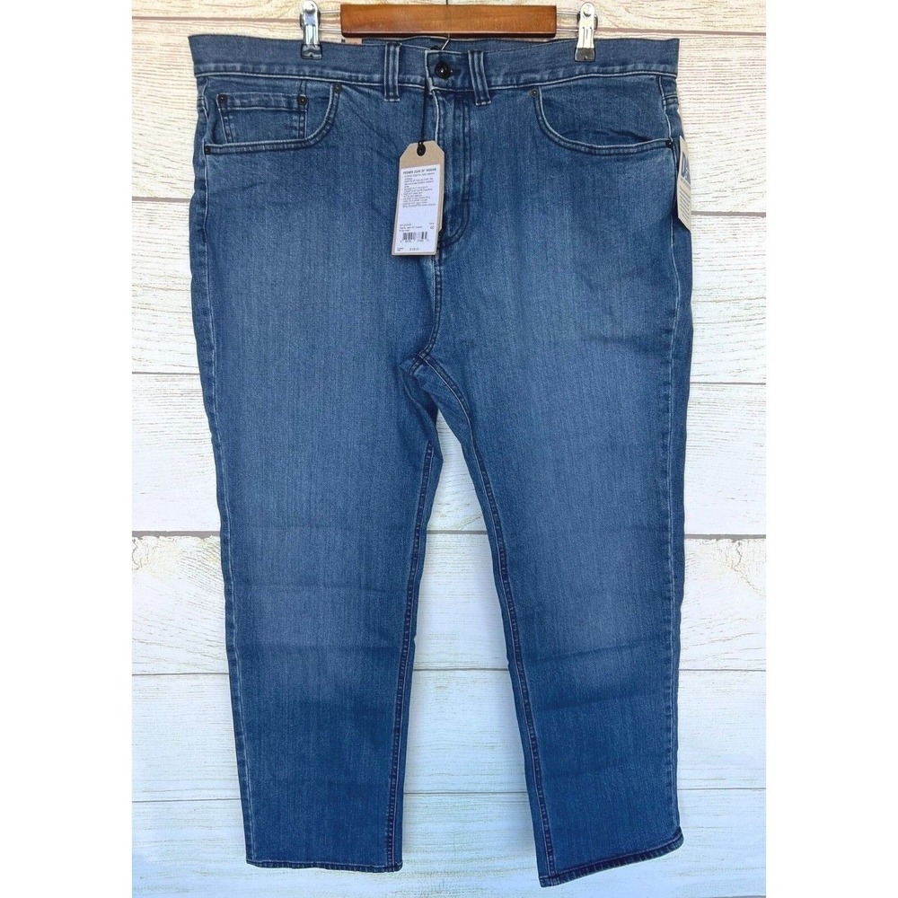 prAna Feener Jeans Mens Size 40X30 Rinse Wash Slim Straight Stretch Jeans New